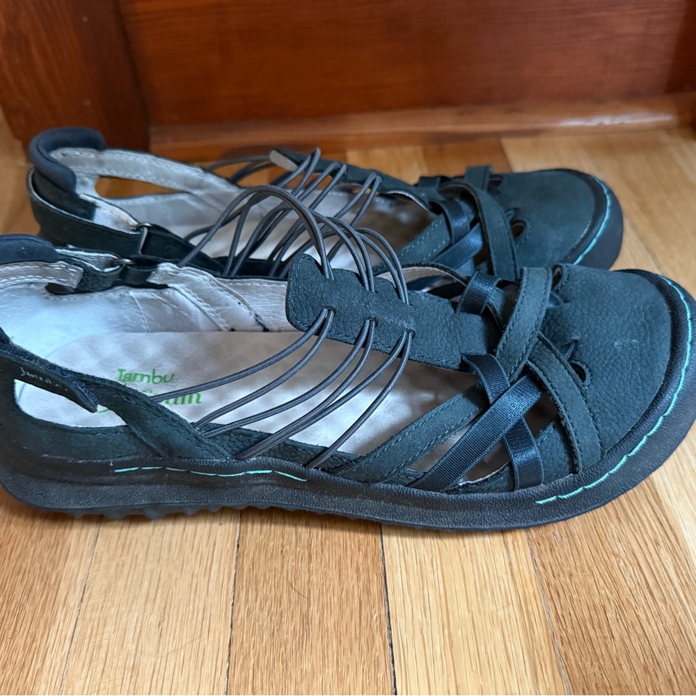 Jambu Black Women's Sandals - Picture 2 of 4